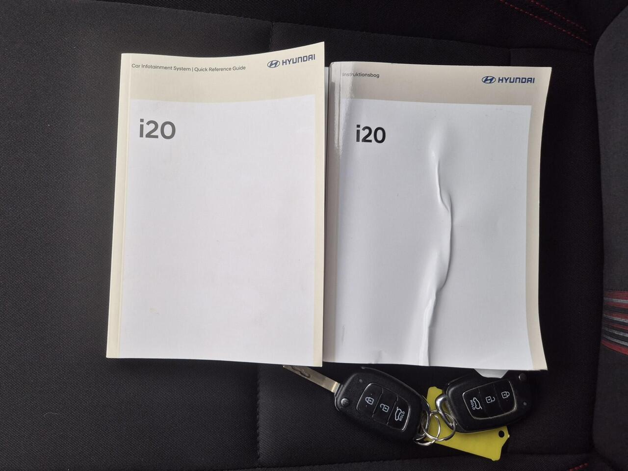 Hyundai I 20 1.0 T-GDI N-line Automaat / Navigatie via Apple Carplay of Android Auto / Stuur en Stoel verwarming / Achteruitrijcamera / Adaptief CC / Climate control / Trekgewicht 1110 kg /