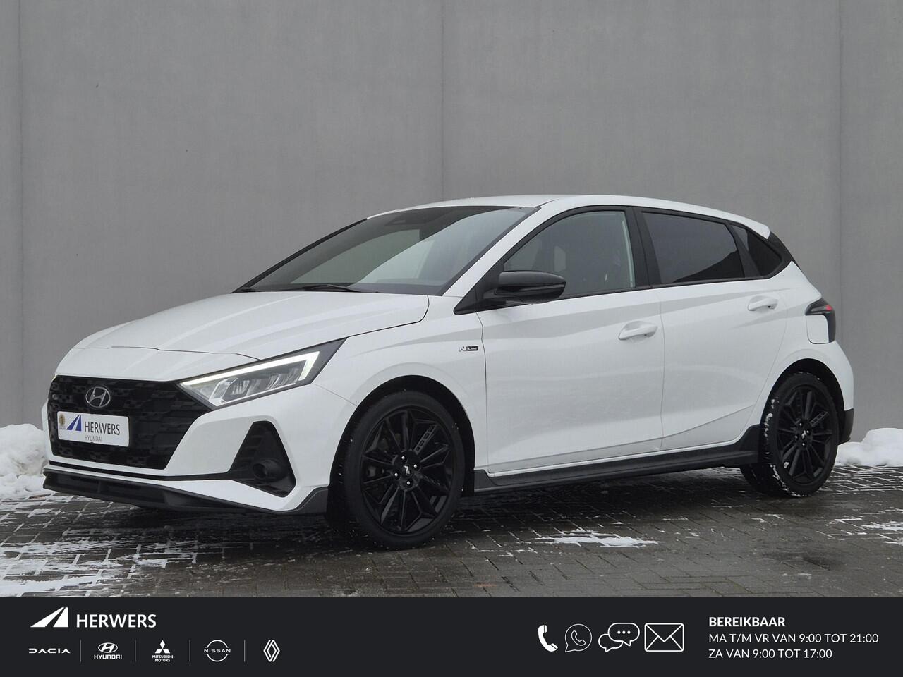 Hyundai I 20 1.0 T-GDI N-line Automaat / Navigatie via Apple Carplay of Android Auto / Stuur en Stoel verwarming / Achteruitrijcamera / Cruise Control / Climate control / Trekgewicht 1110 kg /