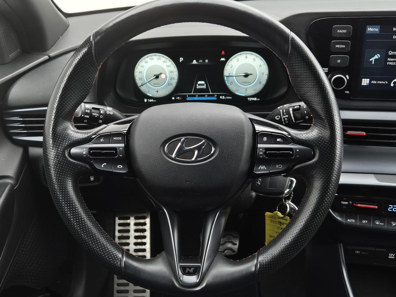 Hyundai I 20 1.0 T-GDI N-line Automaat / Navigatie via Apple Carplay of Android Auto / Stuur en Stoel verwarming / Achteruitrijcamera / Cruise Control / Climate control / Trekgewicht 1110 kg /