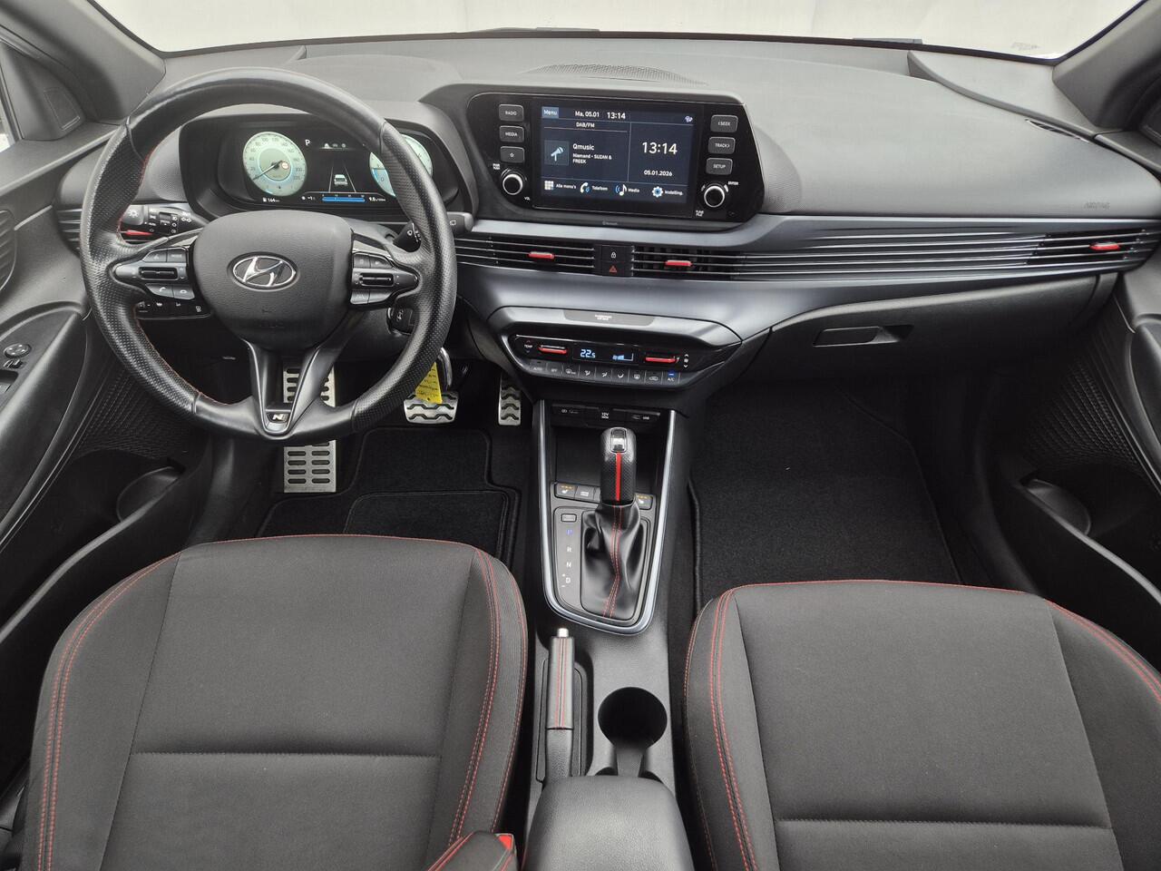 Hyundai I 20 1.0 T-GDI N-line Automaat / Navigatie via Apple Carplay of Android Auto / Stuur en Stoel verwarming / Achteruitrijcamera / Cruise Control / Climate control / Trekgewicht 1110 kg /