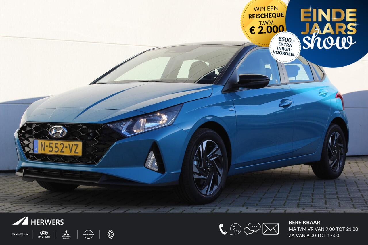 Hyundai I 20 1.0 T-GDI Comfort / Trekhaak / Apple carplay - Android auto / Achteruitrijcamera / Zwart dak.