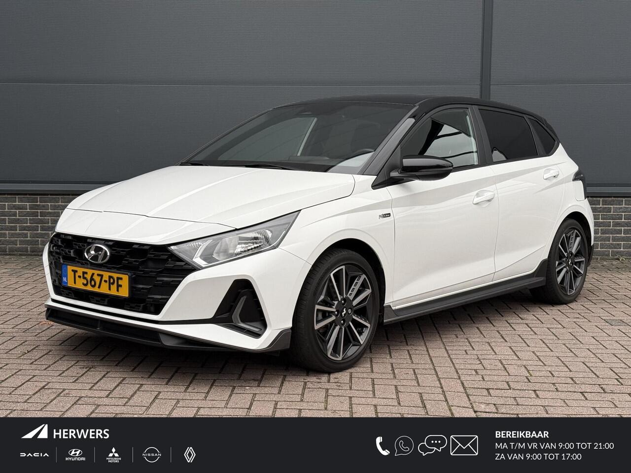 Hyundai I 20 1.0 T-GDI N Line 120 PK / Navigatie + Apple Carplay/Android Auto / Achteruitrijcamera / Airco / Cruise Control / 17" Lichtmetalen Velgen /