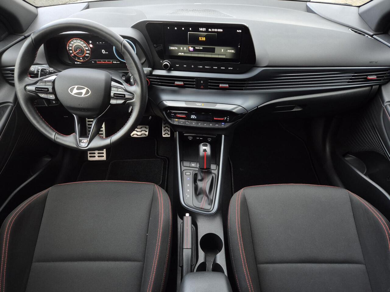 Hyundai I 20 1.0 T-GDI N Line Automaat / Apple Carplay Android Auto / Achteruitrijcamera / cruise control / Keyless Entry/Start / Climate control / Parkeersensoren voor en achter / Trekgewicht 1110 kg /