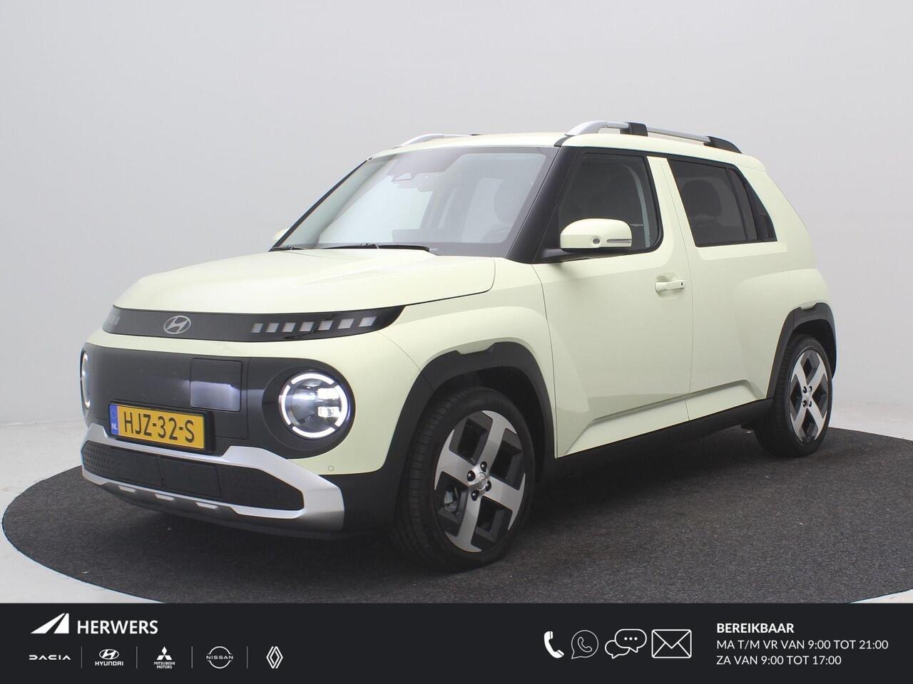 Hyundai INSTER Evolve 49 kWh / 1ste Eigenaar / Navigatie / Adaptieve Cruise Control / NL Auto / Fabrieksgarantie tot 08-04-2030 / Keyless Entry / 17" LMV / Dakrails / Historie aanwezig /