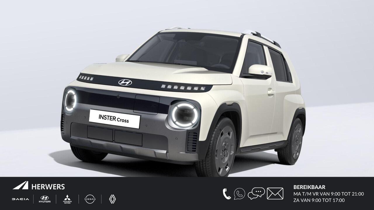 Hyundai INSTER Cross Sky Plus 49 kWh /Incl. ¤3000,- inruilvoordeel / Schuif-kantel dak / Navigatie / Apple & Android carplay / levertijd 3 maanden /