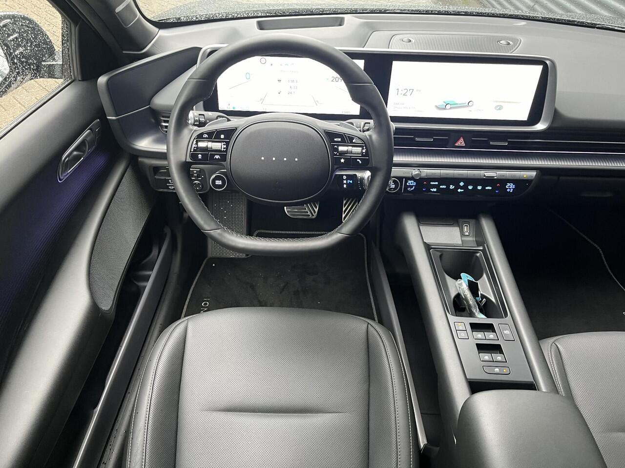 Hyundai IONIQ 6 Lounge 77.4 kWh | | Lederen bekleding elektrisch verstelbaar| Warmtepomp | Bose speakers | Adaptieve cruisecontrol | World car of the year 2023 |