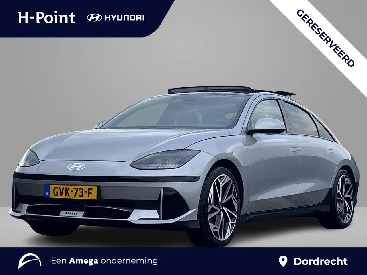 Hyundai IONIQ 6 Lounge 77.4kWh 228pk | SCHUIFDAK | LEDEREN BEKLEDING ELEKTRISCH VERSTELBAAR| WARMTEPOMP | BOSE SPEAKERS | ADAPTIEVE CRUISECONTROL | WORLD CAR OF THE YEAR 2023 |