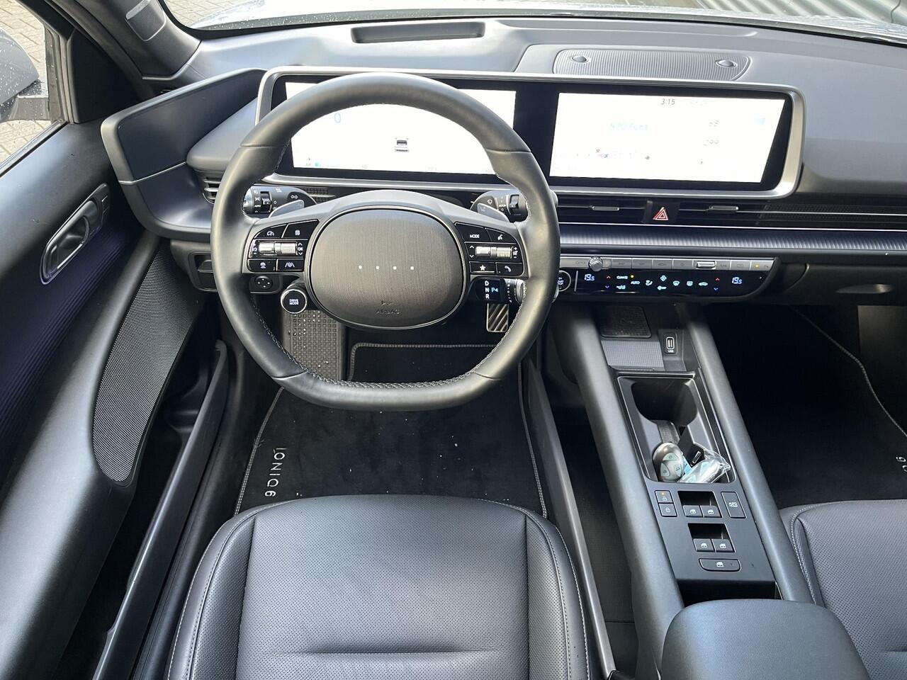 Hyundai IONIQ 6 Lounge 77.4kWh 228pk | SCHUIFDAK | LEDEREN BEKLEDING ELEKTRISCH VERSTELBAAR| WARMTEPOMP | BOSE SPEAKERS | ADAPTIEVE CRUISECONTROL | WORLD CAR OF THE YEAR 2023 |