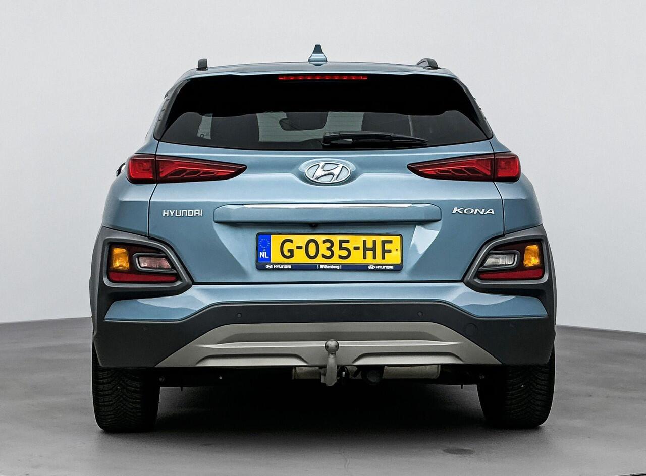 Hyundai Kona 1.6 GDI HEV Premium | Achteruitrij Camera | Adaptive Cruise | Lederen Bekleding | Navigatie | Lane Assist | Elektrische Stoelen |