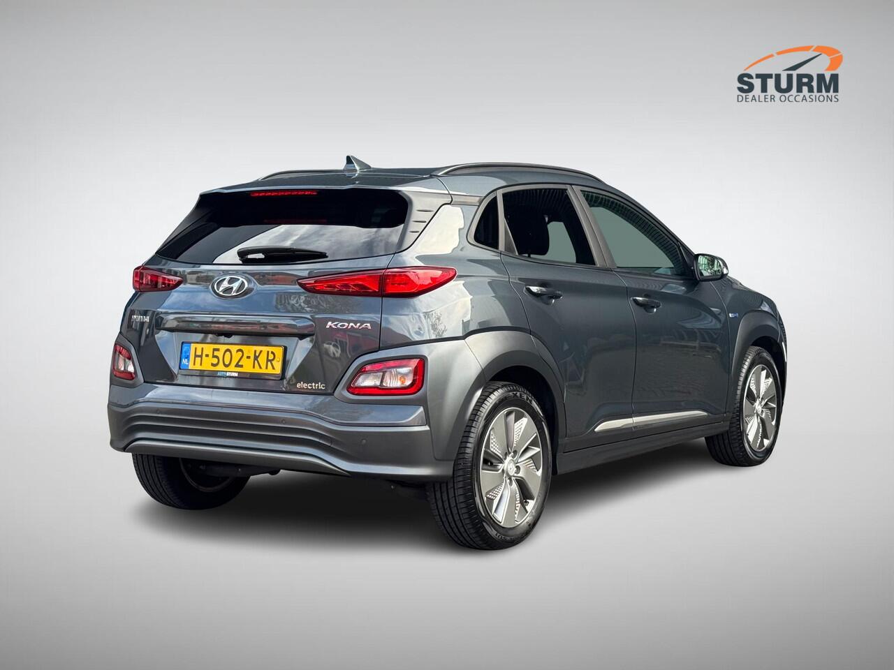 Hyundai Kona EV Premium 64 kWh SoH 97% 3-Fase Lader, Meest Luxe Uitvoering incl. Schuif-/Kanteldak!