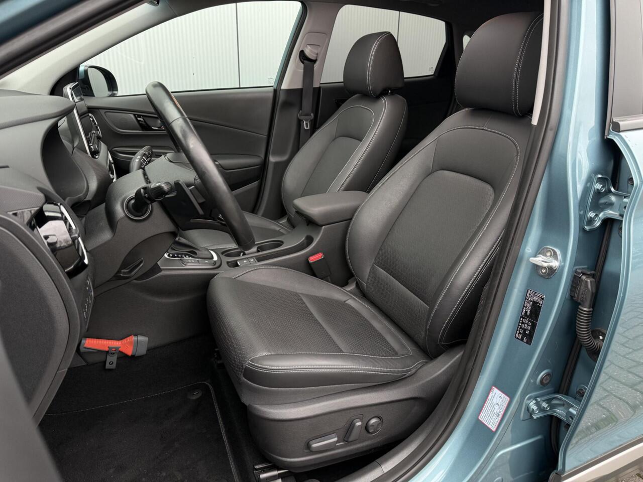 Hyundai Kona 1.6 GDI HEV Premium / 1e Eigenaar / Trekhaak 1300 KG / Zwart Leder / KRELL Audio / Achteruitrijcamera / Climate Control / Adaptive Cruise Control /