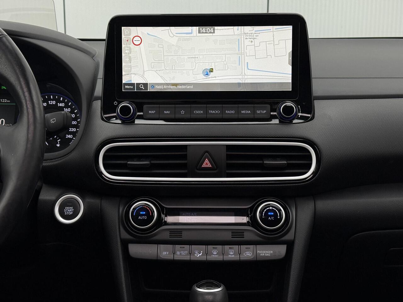 Hyundai Kona 1.6 GDI HEV Premium / 1e Eigenaar / Trekhaak 1300 KG / Zwart Leder / KRELL Audio / Achteruitrijcamera / Climate Control / Adaptive Cruise Control /