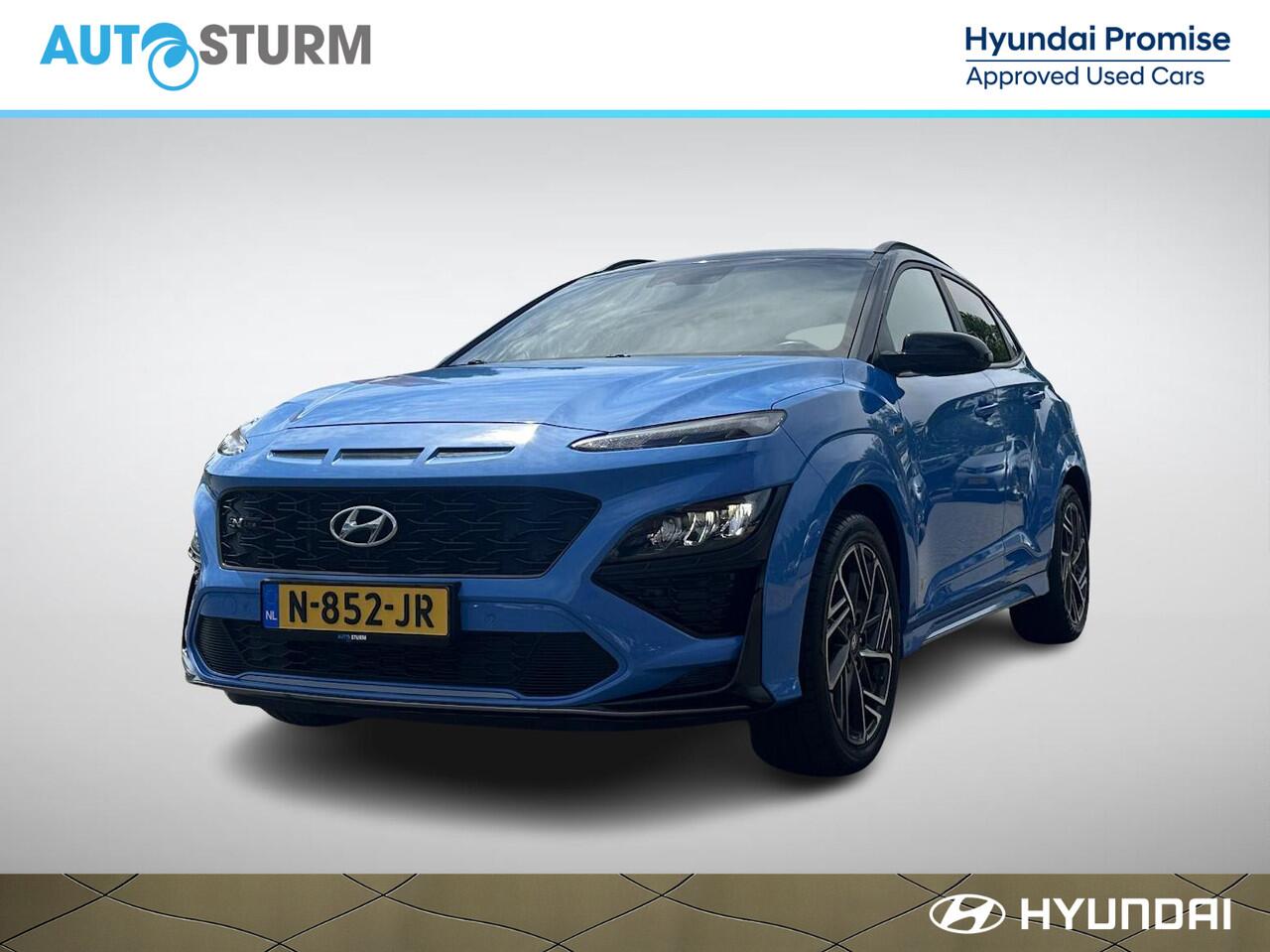 Hyundai Kona 1.0 T-GDI N Line | Navigatie Full-Map | Stoelverwarming + Ventilatie | Digitaal Instrumentenpaneel | Apple Carplay/Android Auto | Leder/Alcantara | LED Koplampen | Rijklaarprijs!