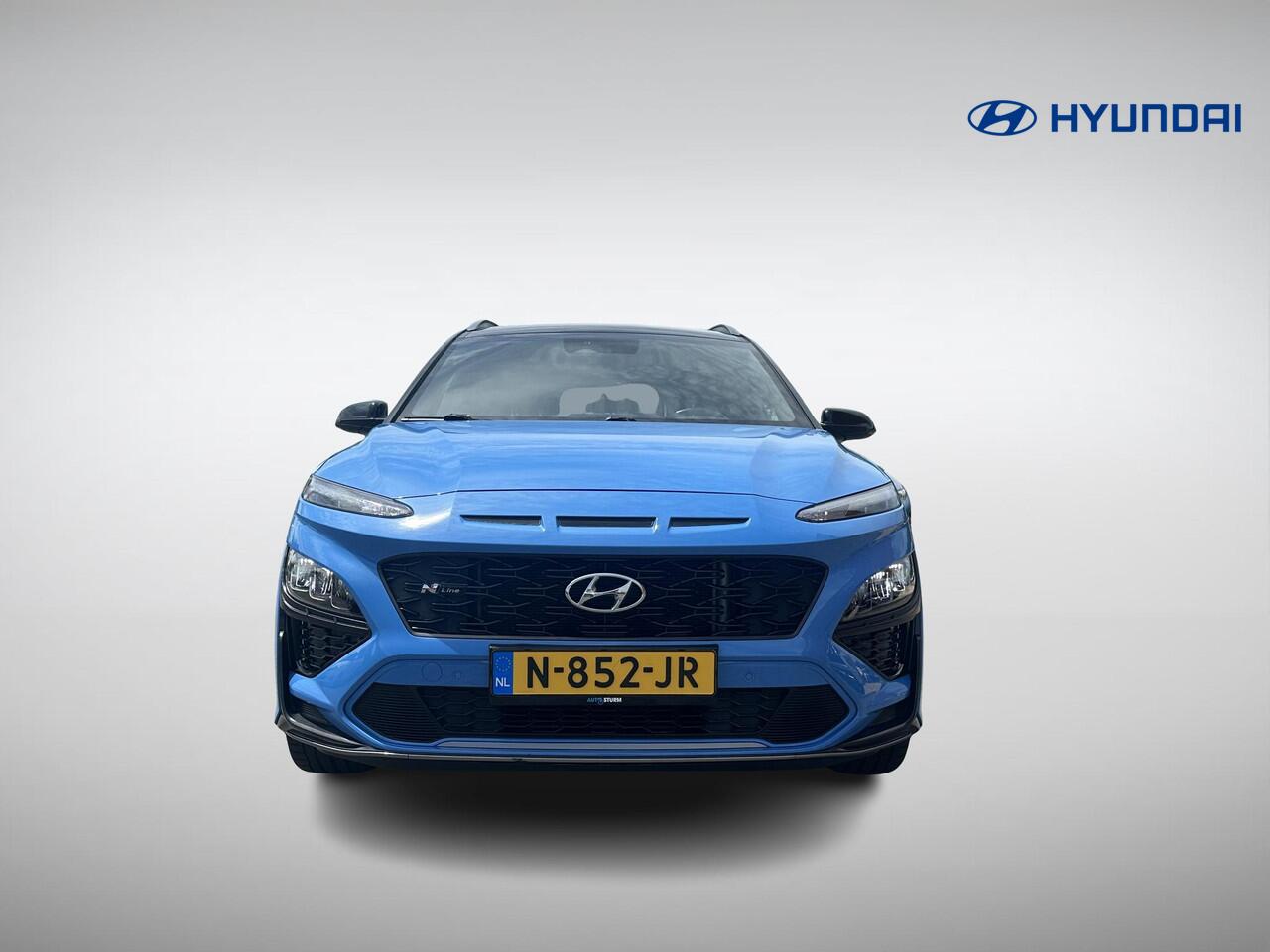 Hyundai Kona 1.0 T-GDI N Line | Navigatie Full-Map | Stoelverwarming + Ventilatie | Digitaal Instrumentenpaneel | Apple Carplay/Android Auto | Leder/Alcantara | LED Koplampen | Rijklaarprijs!