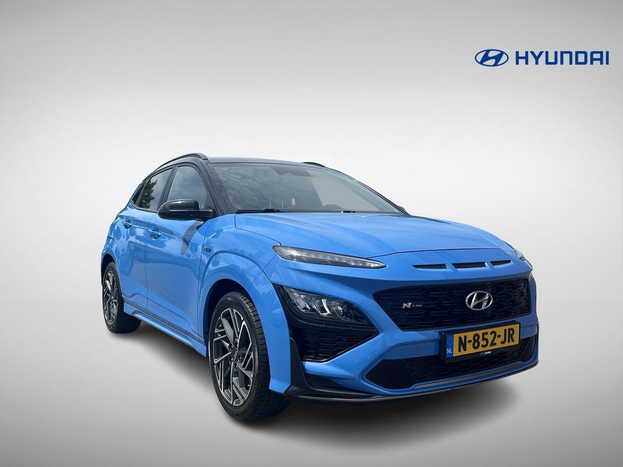 Hyundai Kona 1.0 T-GDI N Line | Navigatie Full-Map | Stoelverwarming + Ventilatie | Digitaal Instrumentenpaneel | Apple Carplay/Android Auto | Leder/Alcantara | LED Koplampen | Rijklaarprijs!