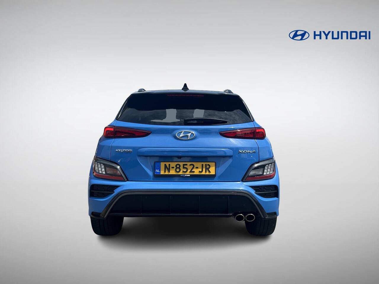 Hyundai Kona 1.0 T-GDI N Line | Navigatie Full-Map | Stoelverwarming + Ventilatie | Digitaal Instrumentenpaneel | Apple Carplay/Android Auto | Leder/Alcantara | LED Koplampen | Rijklaarprijs!