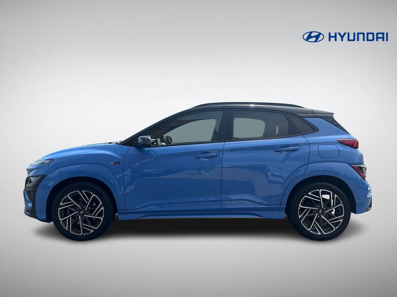 Hyundai Kona 1.0 T-GDI N Line | Navigatie Full-Map | Stoelverwarming + Ventilatie | Digitaal Instrumentenpaneel | Apple Carplay/Android Auto | Leder/Alcantara | LED Koplampen | Rijklaarprijs!