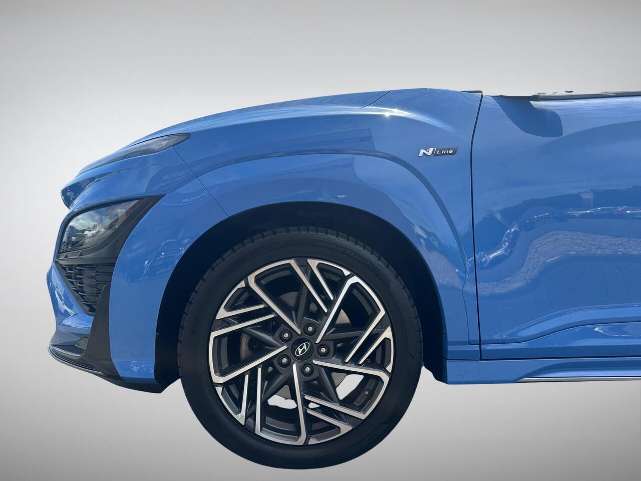 Hyundai Kona 1.0 T-GDI N Line | Navigatie Full-Map | Stoelverwarming + Ventilatie | Digitaal Instrumentenpaneel | Apple Carplay/Android Auto | Leder/Alcantara | LED Koplampen | Rijklaarprijs!