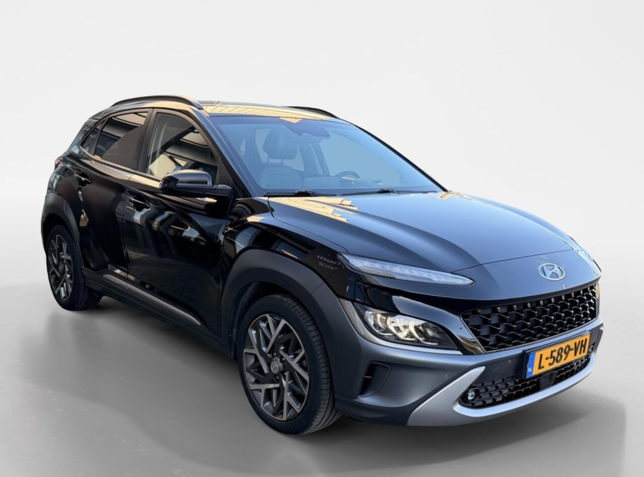 Hyundai Kona 1.6 GDI HEV Premium | Leder | Navigatie | Stoel verwarming | Com
