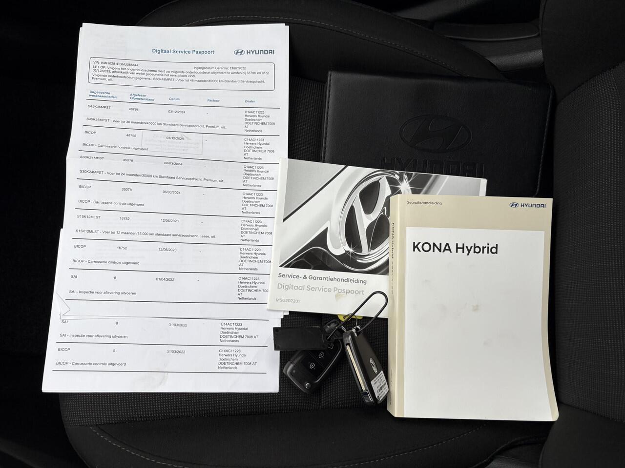 Hyundai Kona 1.6 GDI HEV Comfort / Airco / Apple Carplay/Android Auto / Cruise Control / Automaat / Trekhaak / All-Season banden /