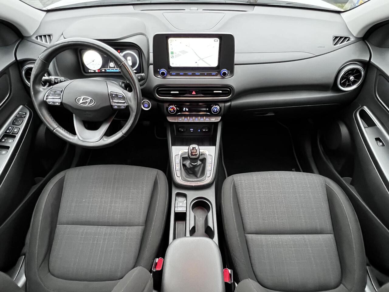 Hyundai Kona 1.0 T-GDI Fashion / Fabrieksgarantie tot 08-2027 / Navigatie / Stuur- en stoelverwarming / Apple Carplay Android / Climate control / 17" LM wielen /
