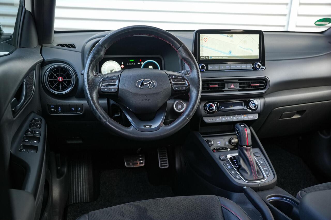 Hyundai Kona 1.6 T-GDI N-Line Camera Stoelvent. Stuurverw DAB+ Navigatie Keyless 200pk! N Line