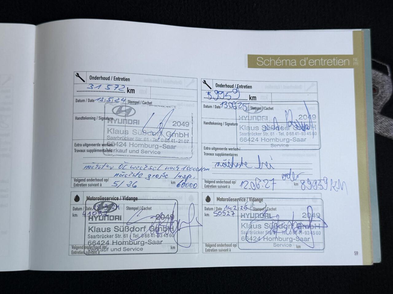 Hyundai Kona 2.0 T-GDI N Performance 280pk DCT8 / Cyber Grey / Fabrieksgarantie tot 04/2027 / Trekhaak / Schuifdak / Dealer Onderhouden / Limited Slip Diff / Adaptieve Cruise / Adaptieve Onderstel / Stoel & Stuurwielverwarming / Elektr. Stoelen / Stoelventilatie / Nav