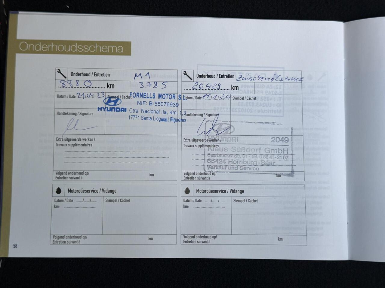 Hyundai Kona 2.0 T-GDI N Performance 280pk DCT8 / Cyber Grey / Fabrieksgarantie tot 04/2027 / Trekhaak / Schuifdak / Dealer Onderhouden / Limited Slip Diff / Adaptieve Cruise / Adaptieve Onderstel / Stoel & Stuurwielverwarming / Elektr. Stoelen / Stoelventilatie / Nav