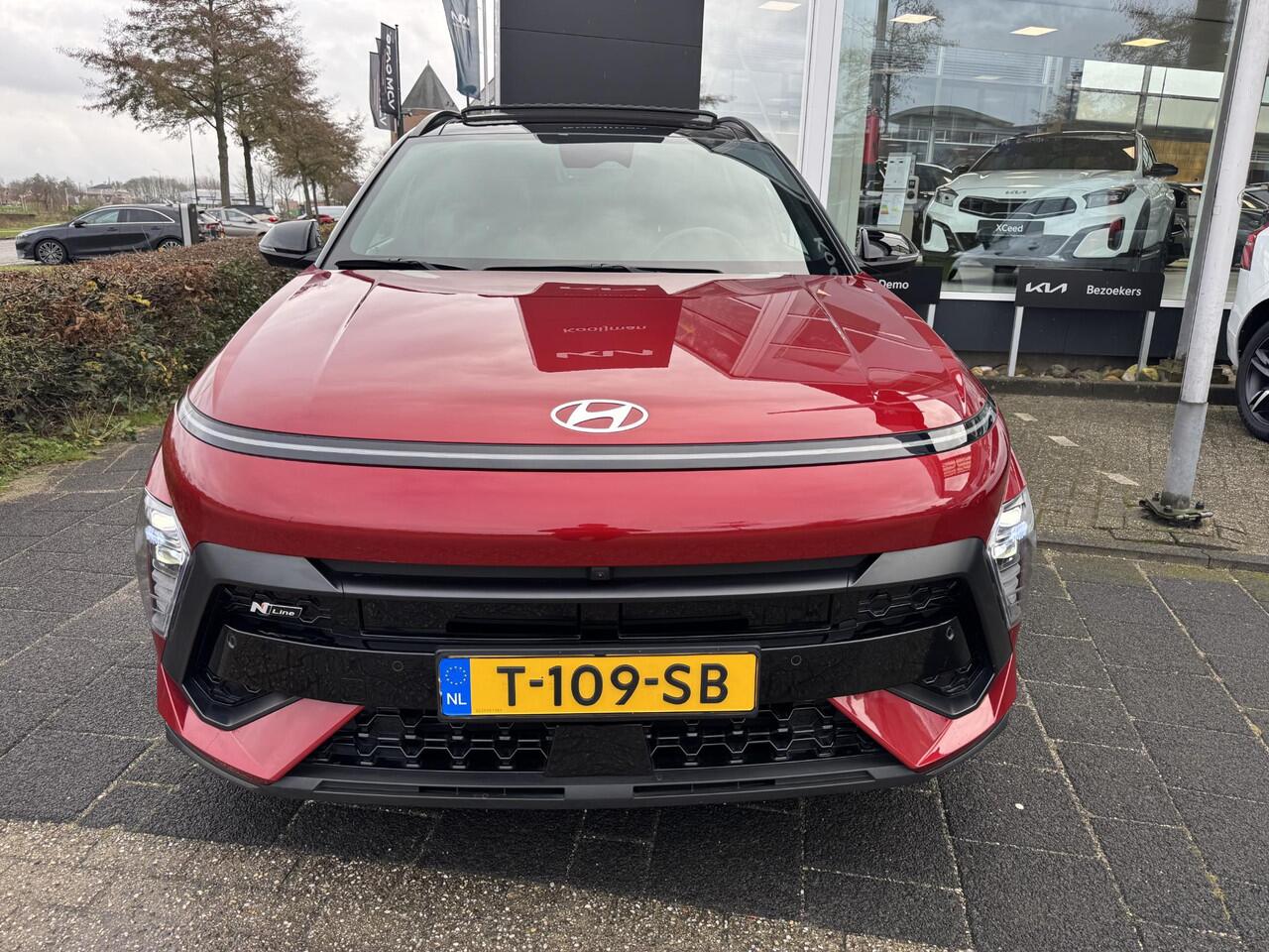 Hyundai Kona 1.6 GDI HEV N Line Sky Eerste Eigenaar, 18 Inch, Schuif/Kanteldak, Stoelverwarming, Apple Carplay/Android Auto, Enz...
