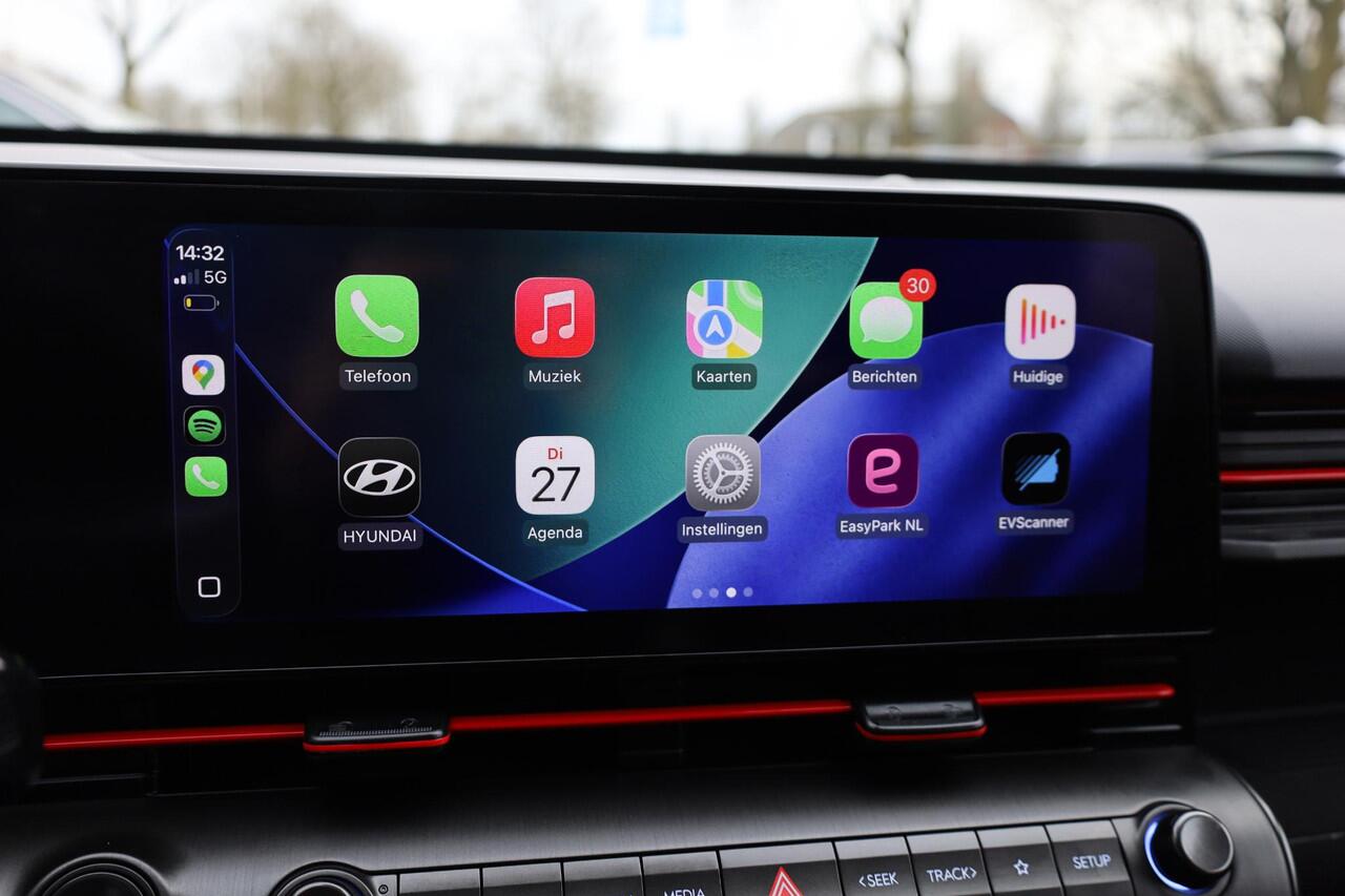 Hyundai Kona 1.6 GDI HEV N-LINE Edition CARPLAY CAMERA ACC DAB NAVI CLIMA LANE-ASSIST DAW KEYLESS DRAADLOZE-OPLADER 2XPDC 18''LMV ENZ.