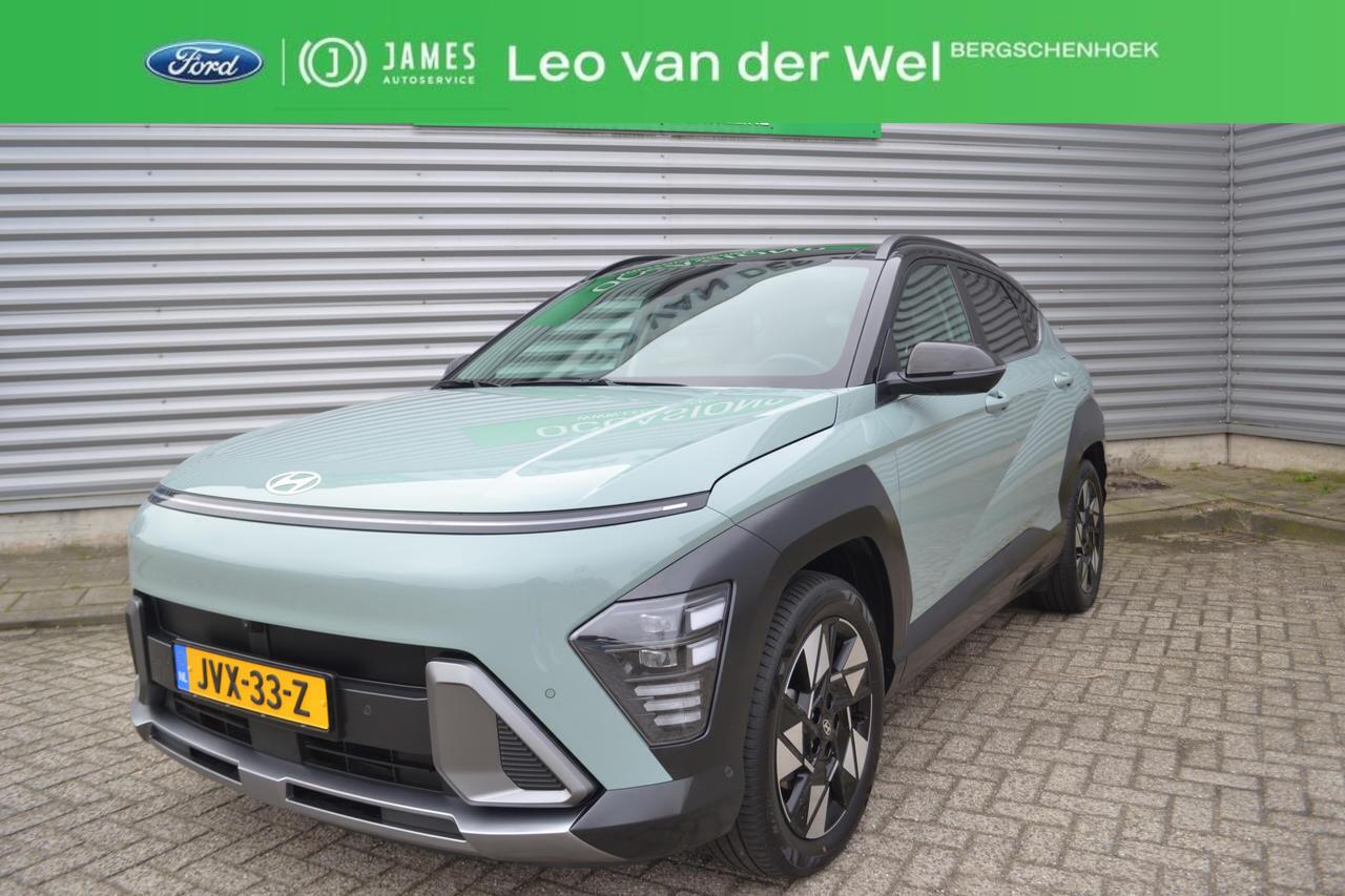Hyundai Kona 1.6 GDI HEV PREMIUM|PANO.DAK|NAVI|LEER|