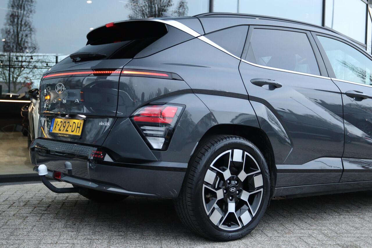 Hyundai Kona ELECTRIC PREMIUM 65.4 kWh | LEDER | TREKHAAK | HUD | 360 CAMERA | MEMORY | ADAPTIVE CRUISE | STOEL- STUURVERW. | CARPLAY