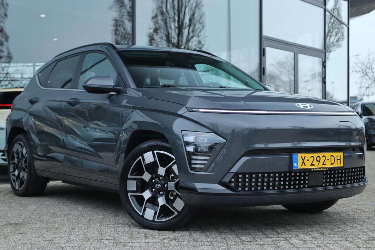 Hyundai Kona ELECTRIC PREMIUM 65.4 kWh | LEDER | TREKHAAK | HUD | 360 CAMERA | MEMORY | ADAPTIVE CRUISE | STOEL- STUURVERW. | CARPLAY
