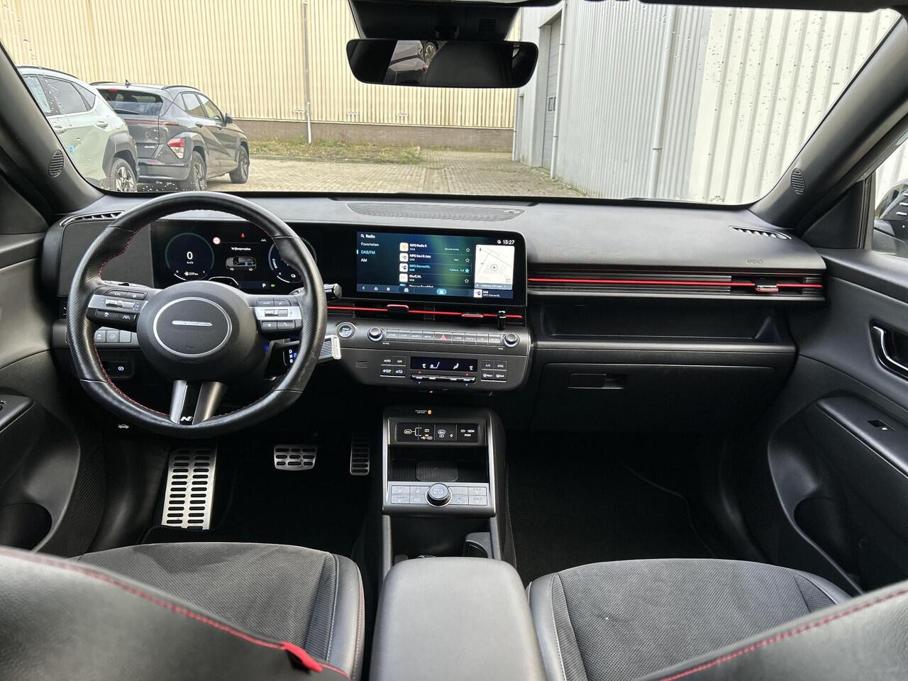 Hyundai Kona 1.6 GDI HEV N Line | All-Season banden|| Apple Carplay/Android Auto | 360 graden camera | Elektrische achterklep | Stoelverwarming/verkoeling | Adaptief Cruise Control |