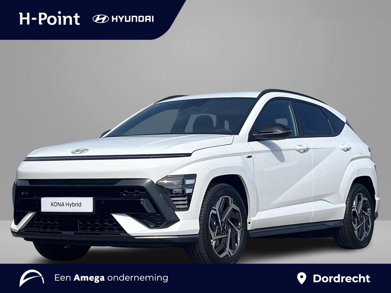 Hyundai Kona N Line Edition 1.6 GDI HEV 140pk AUTOMAAT | NAVI | APPLE CARPLAY / ANDROID AUTO | 18'' BI-COLOR LM-VELGEN | CAMERA | ADAPTIVE CRUISE |