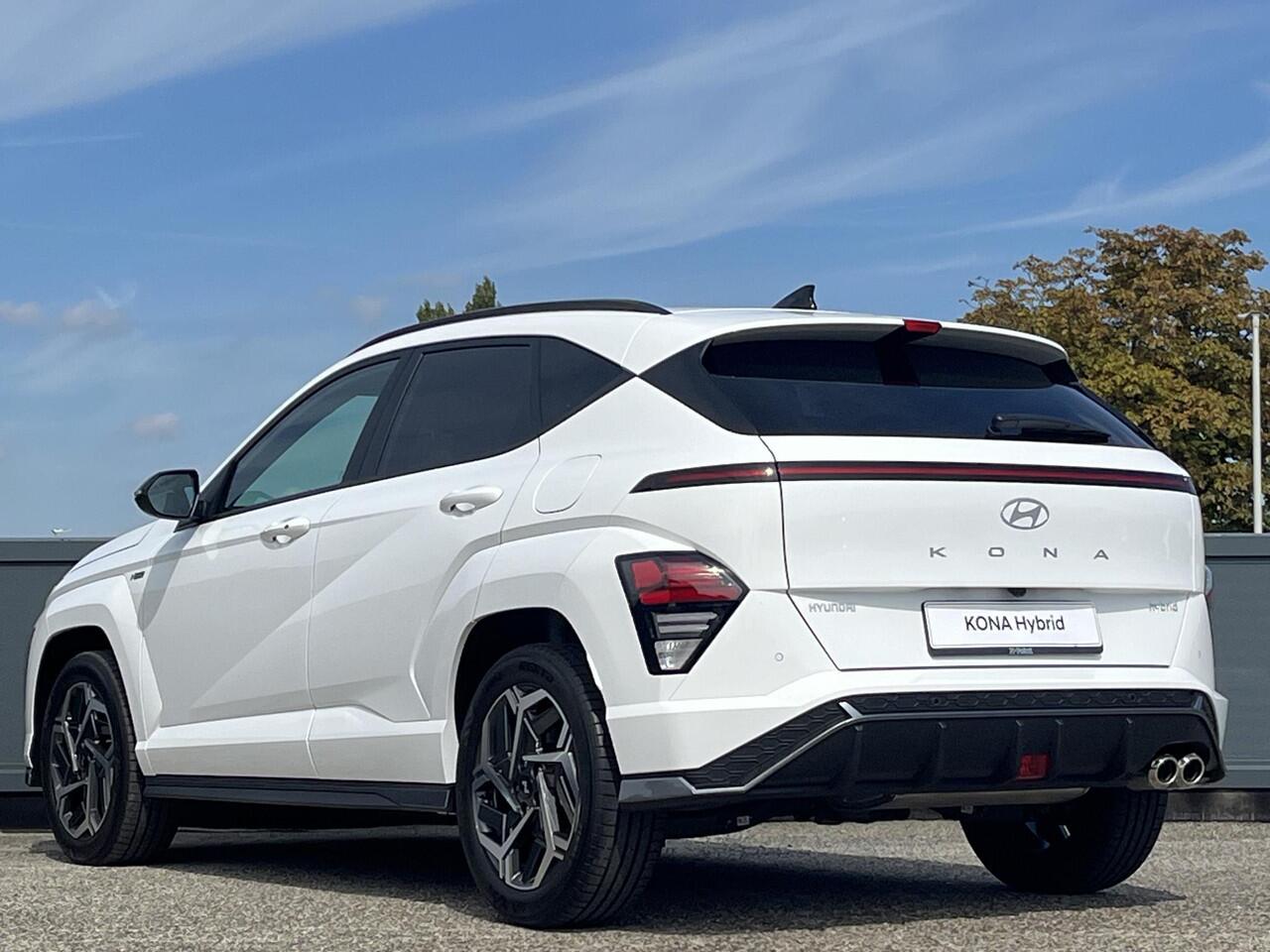 Hyundai Kona N Line Edition 1.6 GDI HEV 140pk AUTOMAAT | NAVI | APPLE CARPLAY / ANDROID AUTO | 18'' BI-COLOR LM-VELGEN | CAMERA | ADAPTIVE CRUISE |