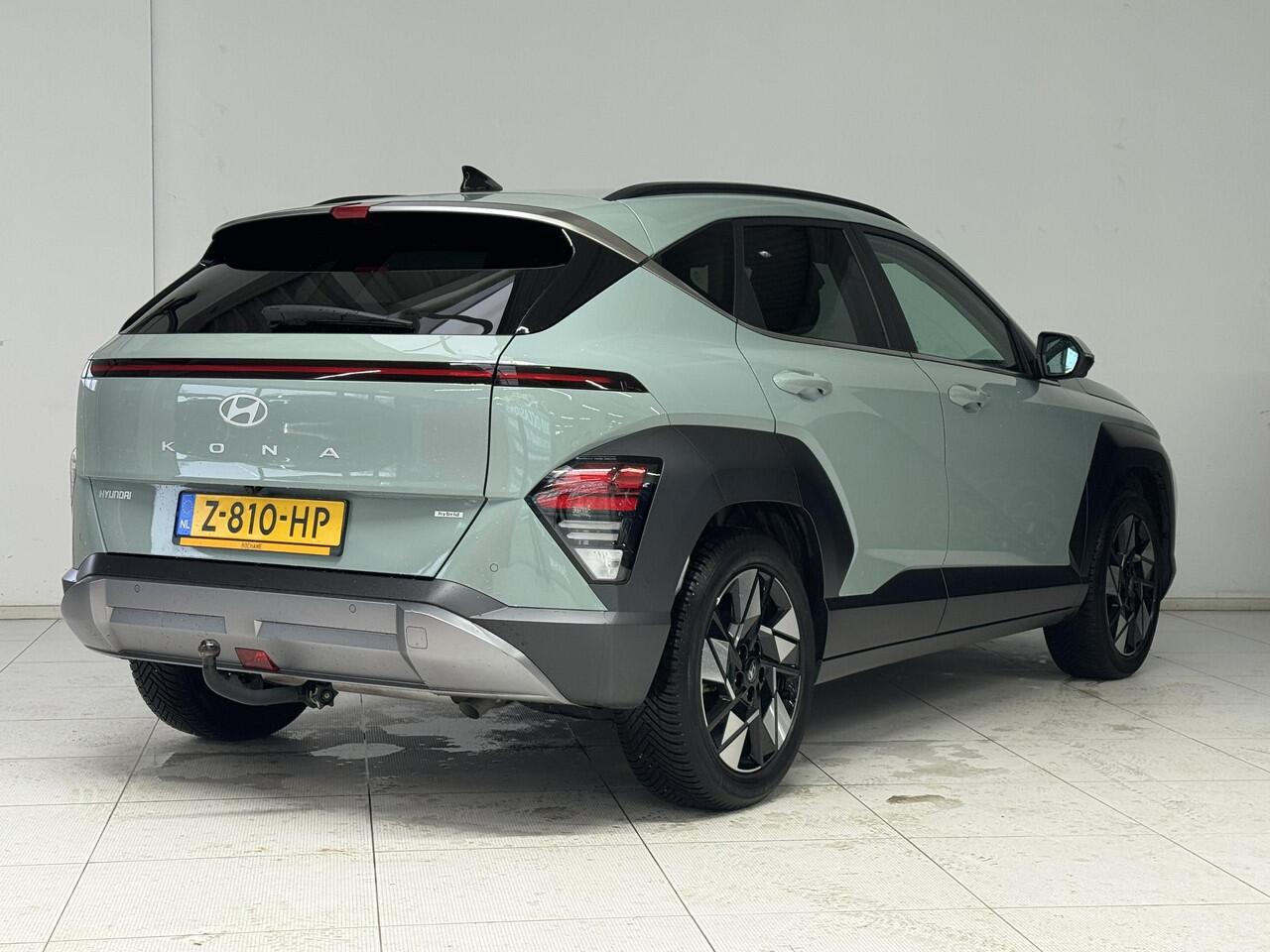 Hyundai Kona 1.6 GDI HEV Premium | 360° Camera | Navigatie | Leder | Adaptive Cruise Control |