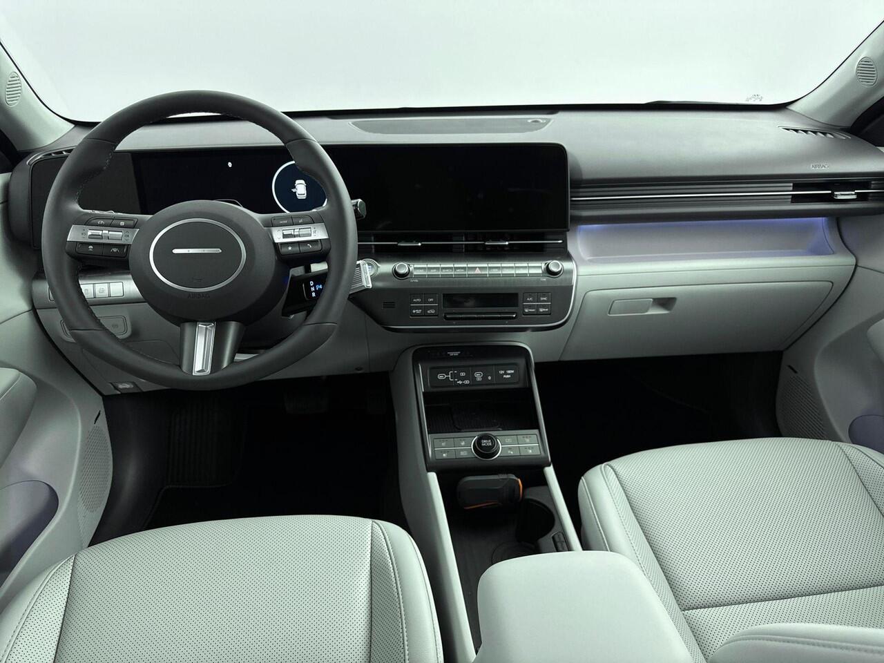 Hyundai Kona 1.6 GDI HEV Premium Sky | Apple carplay & Android auto | Leder | Schuifdak | Elektr. achterklep | Keyless | Navigatie