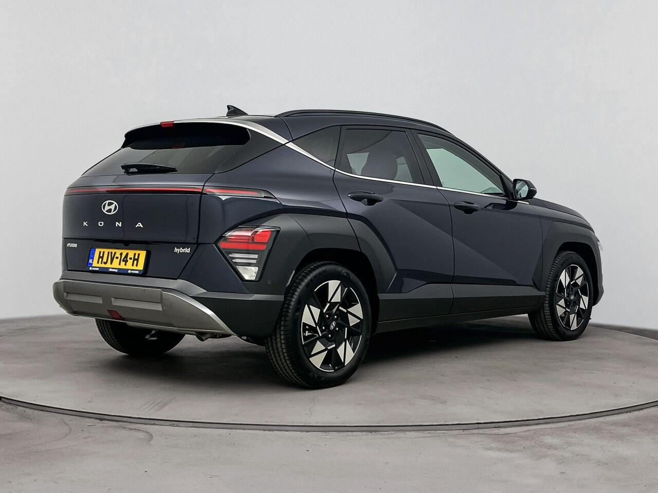 Hyundai Kona 1.6 GDI HEV Premium Sky | Apple carplay & Android auto | Leder | Schuifdak | Elektr. achterklep | Keyless | Navigatie