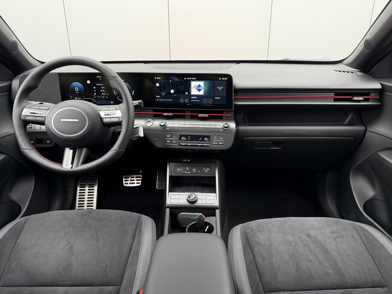 Hyundai Kona 1.6 GDI HEV N Line / Modeljaar 2026 / 3000 Korting / Stoelverkoeling / Stuurverwarming / Stoelverwarming Voor + Achter / Snel Leverbaar! /