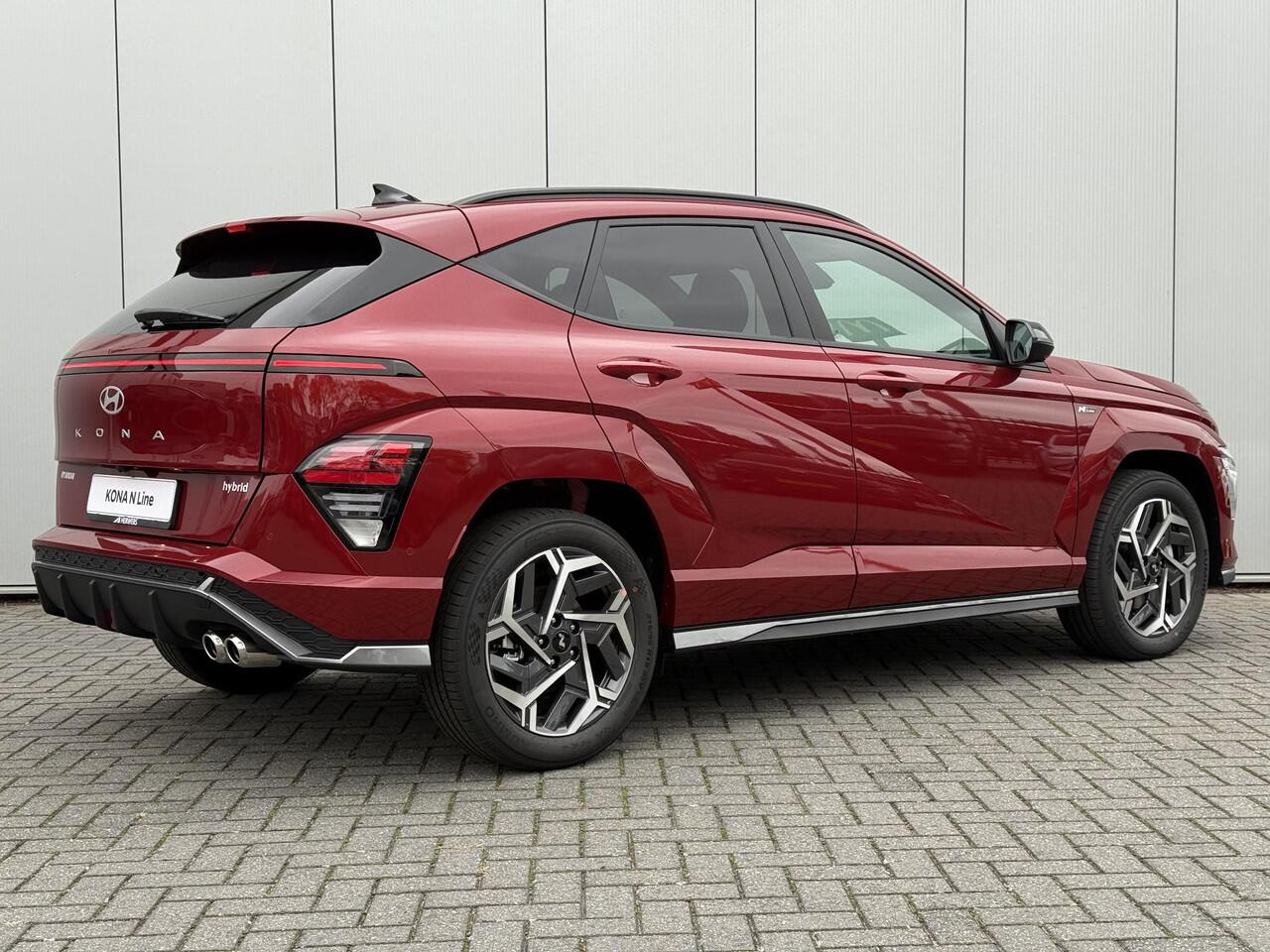 Hyundai Kona 1.6 GDI HEV N Line / Modeljaar 2026 / 3000 Korting / Stoelverkoeling / Stuurverwarming / Stoelverwarming Voor + Achter / Snel Leverbaar! /