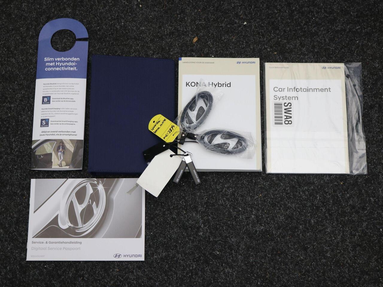 Hyundai Kona 1.6 GDI HEV N Line ¤3000,- inruilvoordeel / Rijklaarprijs / Modeljaar 2026 / Navigatie / Apple & Android auto / Stuurverwarming / Stoelverwarming Voor + Achter /