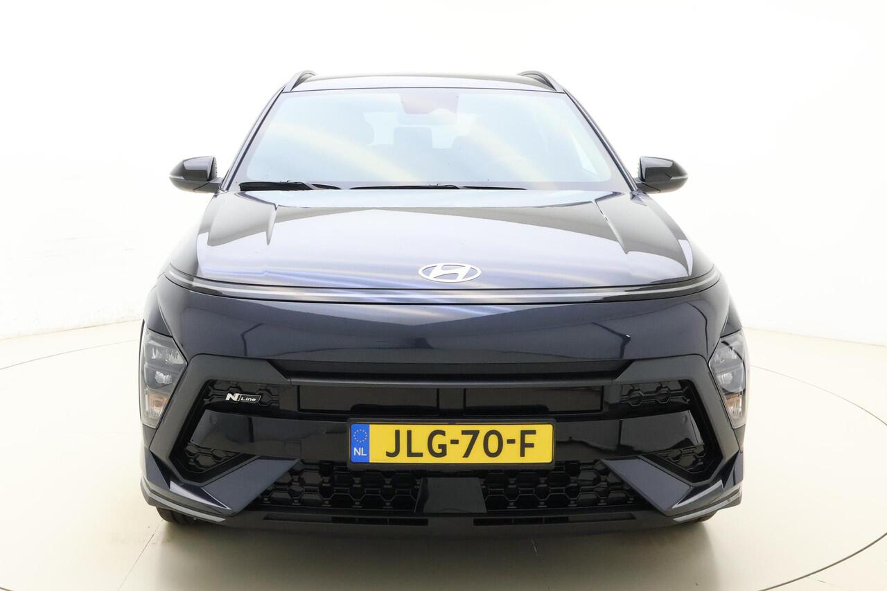 Hyundai Kona 1.6 GDI HEV N Line Hybride automaat | navigatie | Camera | Keyless | Draadloze telefoonlader | Adaptive cruise | Parkeer assistent | Lichtmetalen velgen