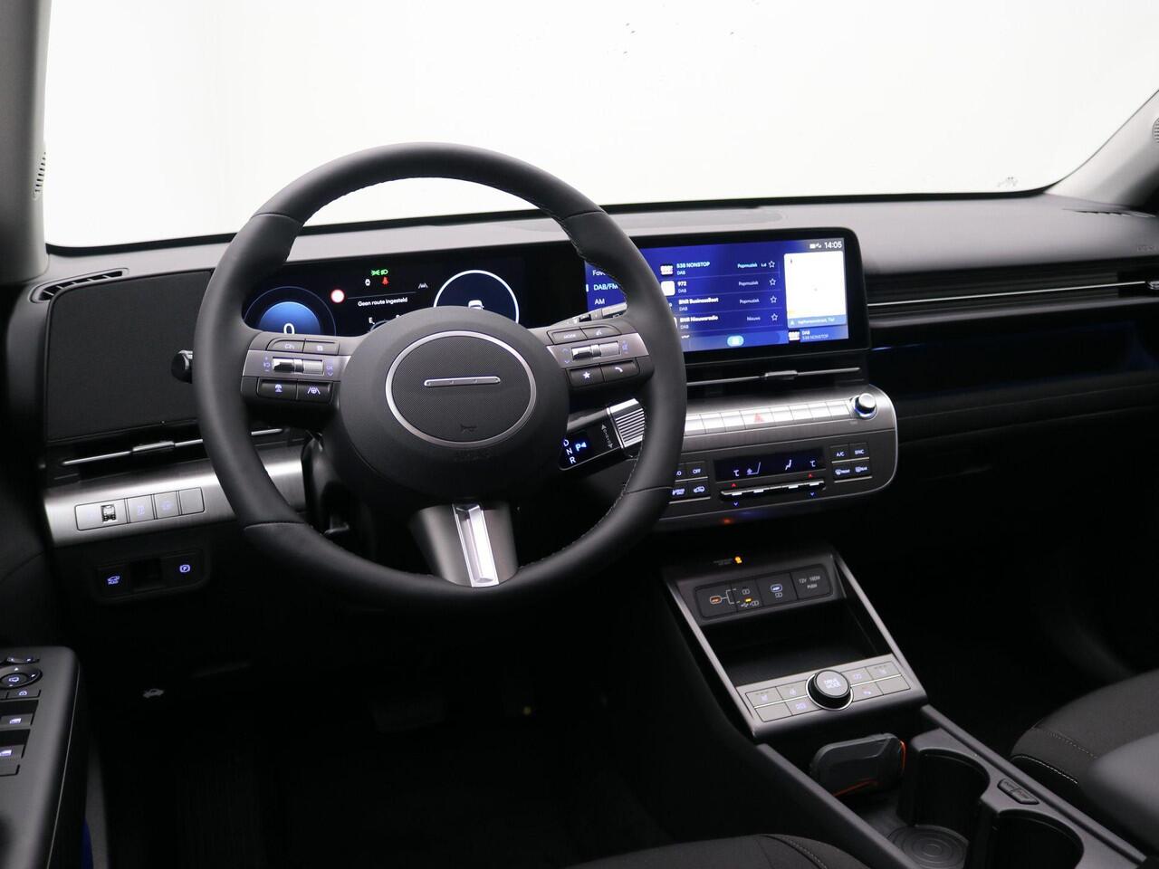 Hyundai Kona 1.6 GDI HEV Comfort Smart AUTOMAAT / Navigatie / 18" LMV / Adaptieve Cruise Control / Parkeersensoren voor en achter / NL Auto / 5 Jaar Fabrieksgarantie / Achteruitrijcamera /