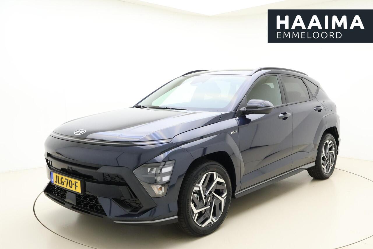 Hyundai Kona 1.6 GDI HEV N Line Hybride automaat | navigatie | Camera | Keyless | Draadloze telefoonlader | Adaptive cruise | Parkeer assistent | Lichtmetalen velgen