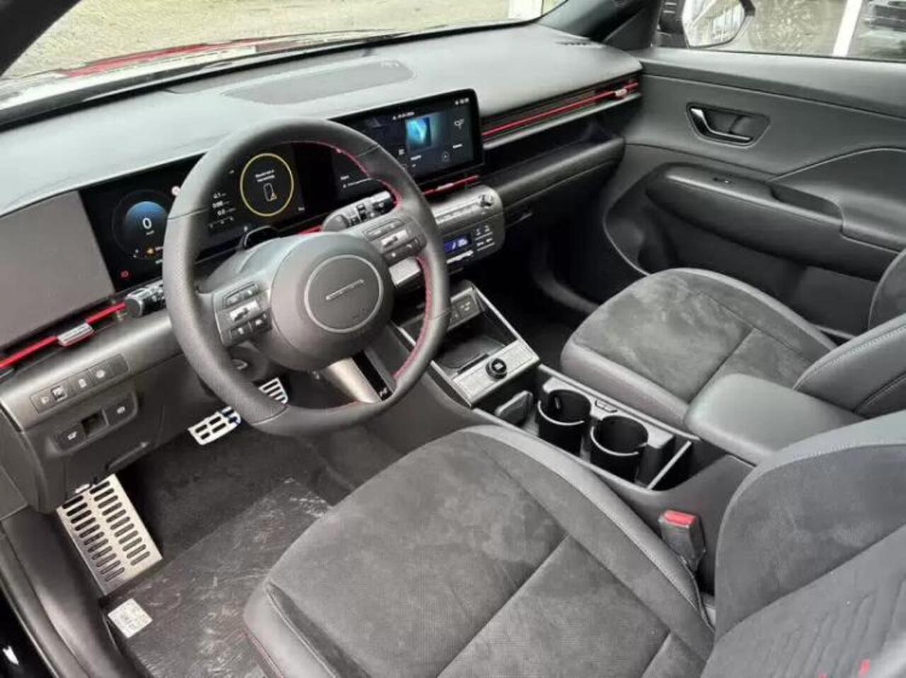 Hyundai Kona 1.6 GDI HEV N Line | Rijklaarprijs! | Speciale Korting | Elektrisch verstelbare stoelen | Alcantara leer | 360 camera |