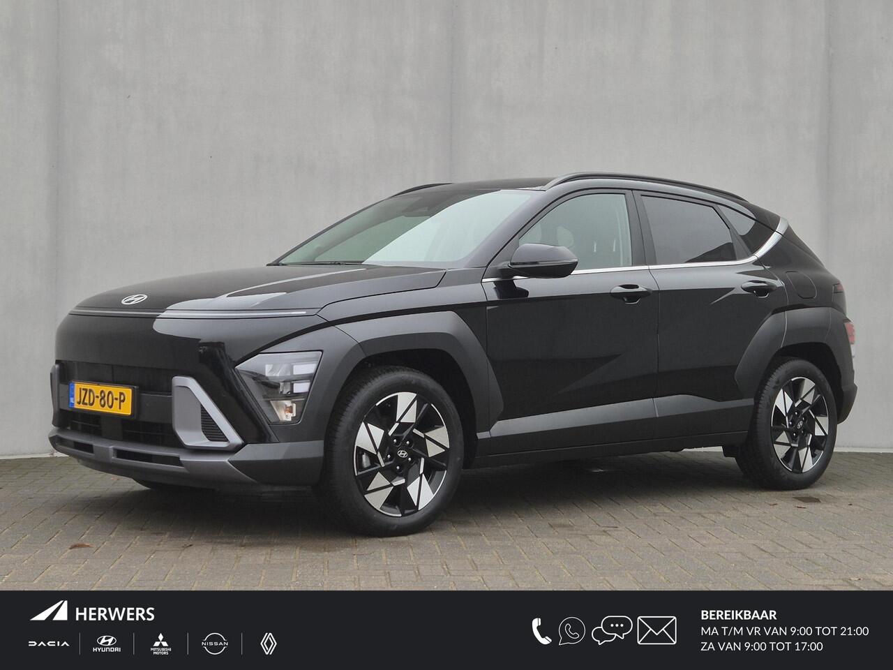 Hyundai Kona 1.6 GDI HEV Comfort Smart Automaat / Fabrieksgarantie tot 2-2030 / Stuur- & Stoelverwarming / Adaptief cruise control / Achteruitrijcamera / Climate control / Keyless Entry/Start / Apple Carplay Android Auto / Navigatie / Parkeersensoren voor en achter /