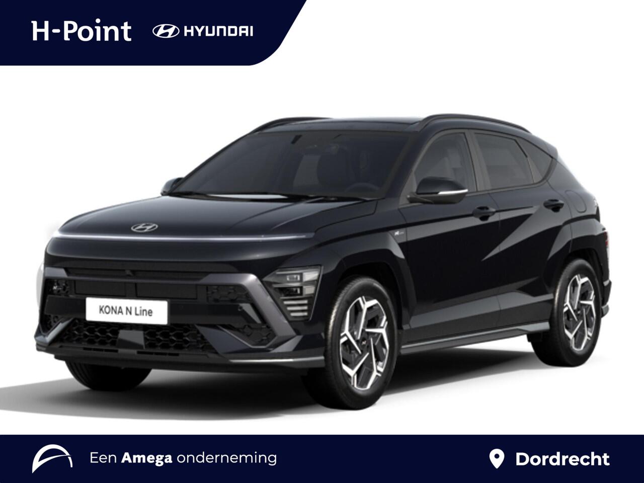 Hyundai Kona N Line 1.6 GDI HEV 137pk | ¤5.000 KORTING | 360° CAMERA | STOELVERW. | MEMORY STOEL |