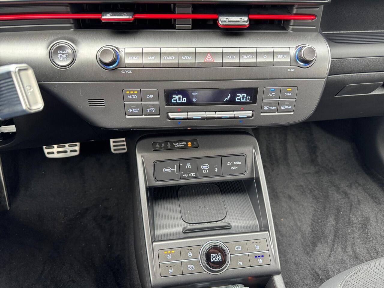 Hyundai Kona N Line 1.6 GDI HEV 137pk | ¤5.120 KORTING | STOELVERW. | DODEHOEKBEW. | 360° CAMERA | BLINDVIEW MONITOR |