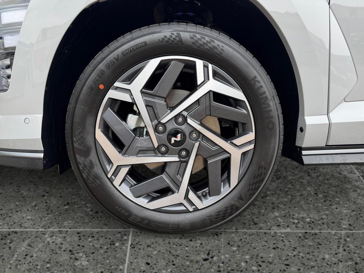 Hyundai Kona N Line 1.6 GDI HEV 137pk | ¤5.120 KORTING | STOELVERW. | DODEHOEKBEW. | 360° CAMERA | BLINDVIEW MONITOR |